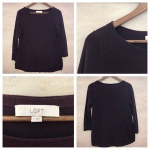 LOFT Size small Purple Sweater
